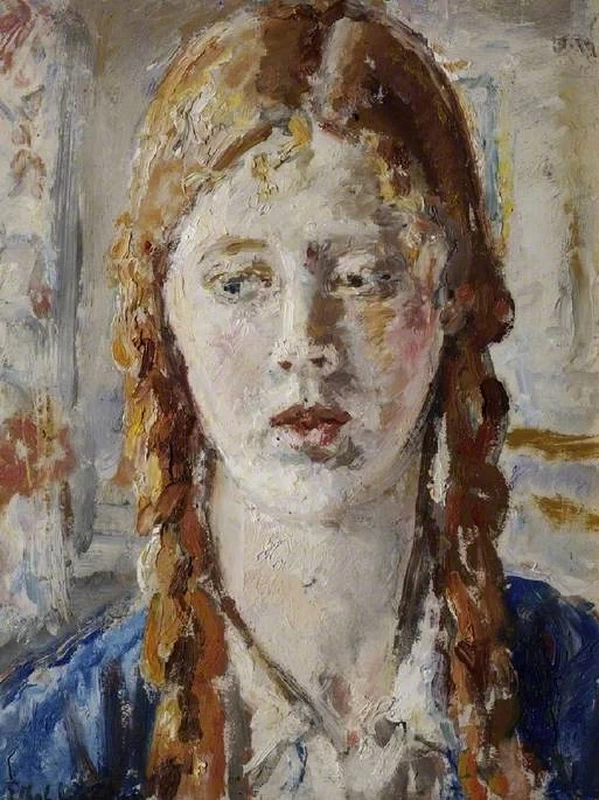 Ethel Walker - 100, Ritratto di ragazza, The Fitzwilliam Museum